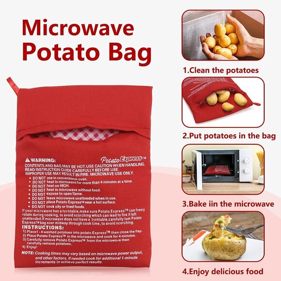 Potato Express Microwave Potato Cooker - Picture 1 of 3